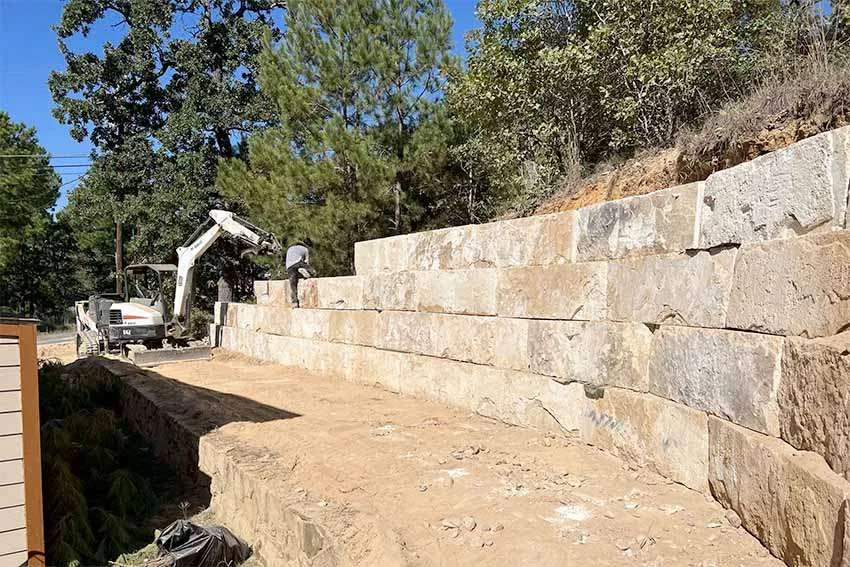 Excavation and Retaining Wall Services in Canyon Lake, TX